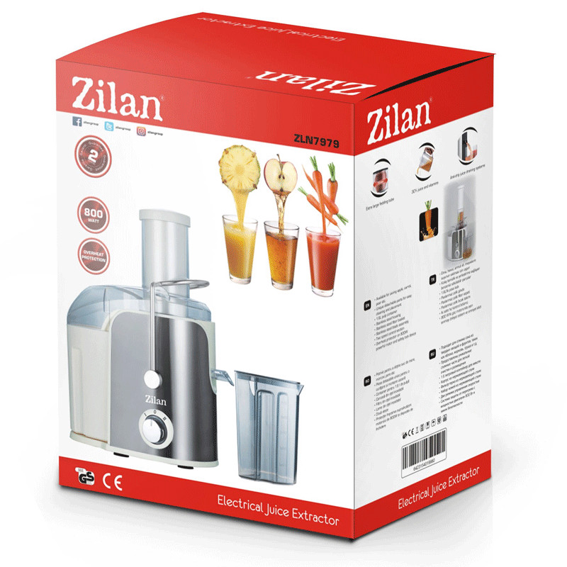 Centrifugeuse Zilan 800W Blanc